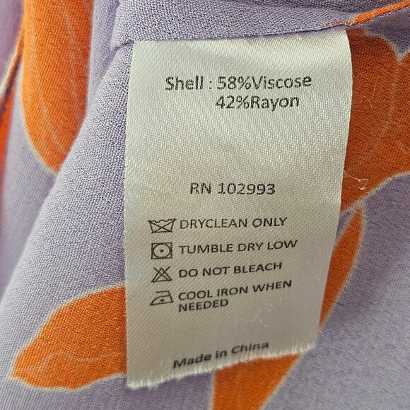 Thakoon Collective Floral Midi Dress - Size 10 - MSRP $370 Beachy - Picture 7 of 8